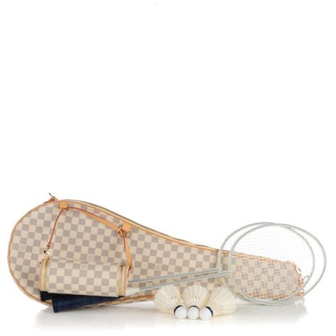 LOUIS VUITTON Damier Azur Badminton Set.